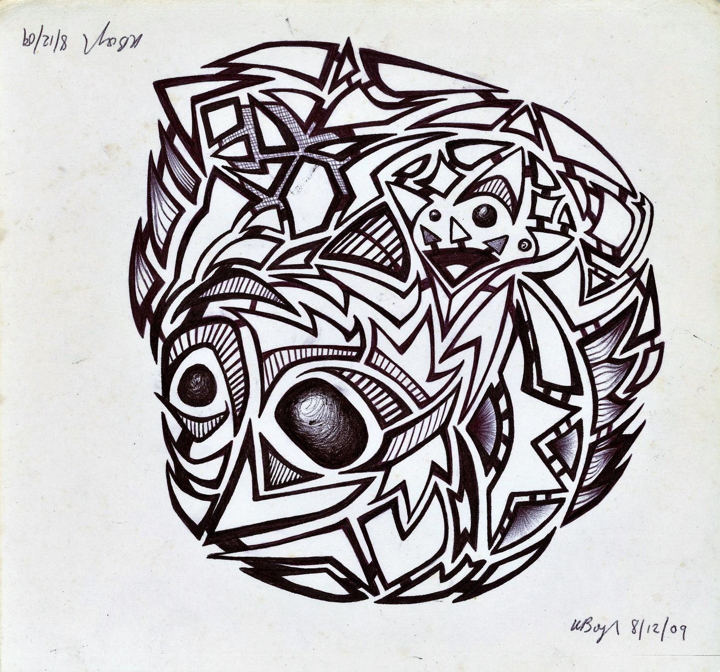 '081209' Ink Drawing