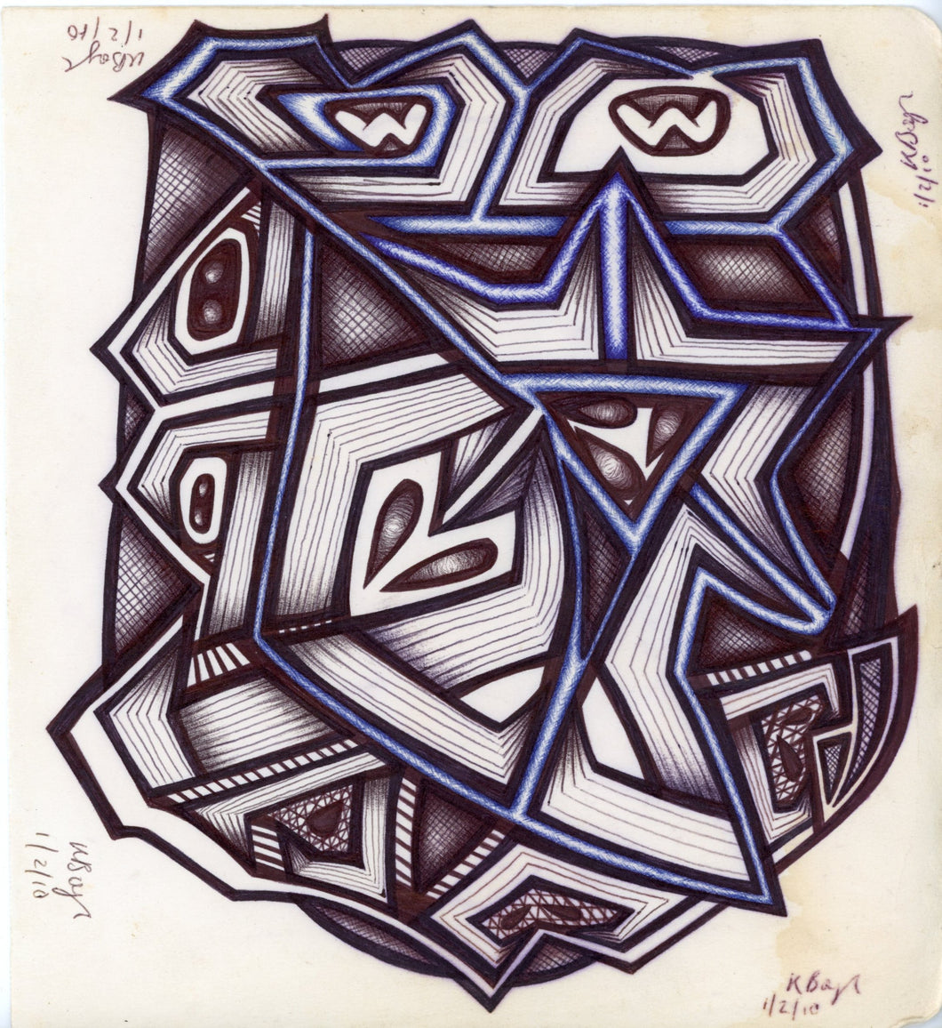 '010210’ Ink Drawing