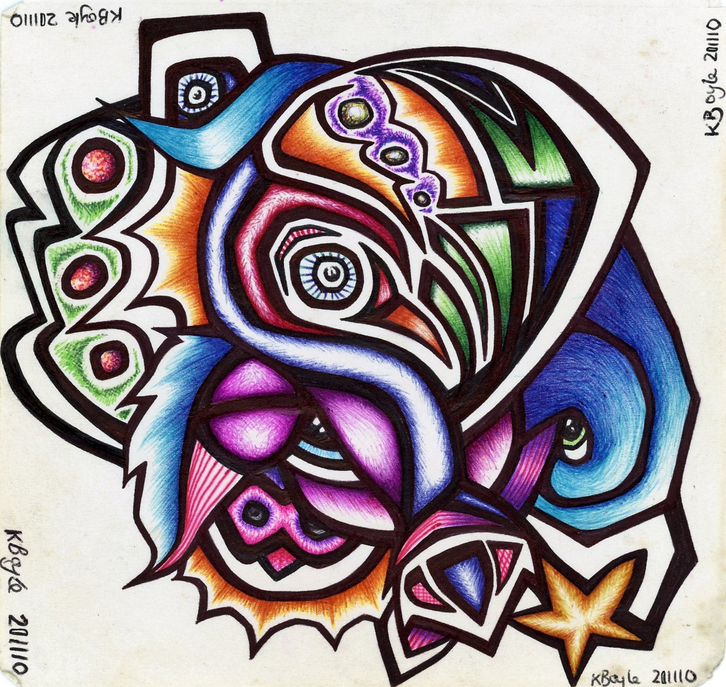 '201110’ Ink Drawing
