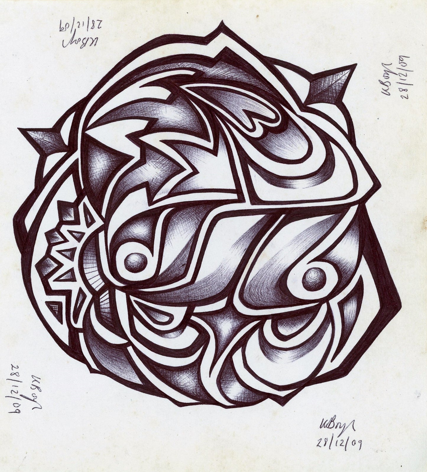 '281209’ Ink Drawing